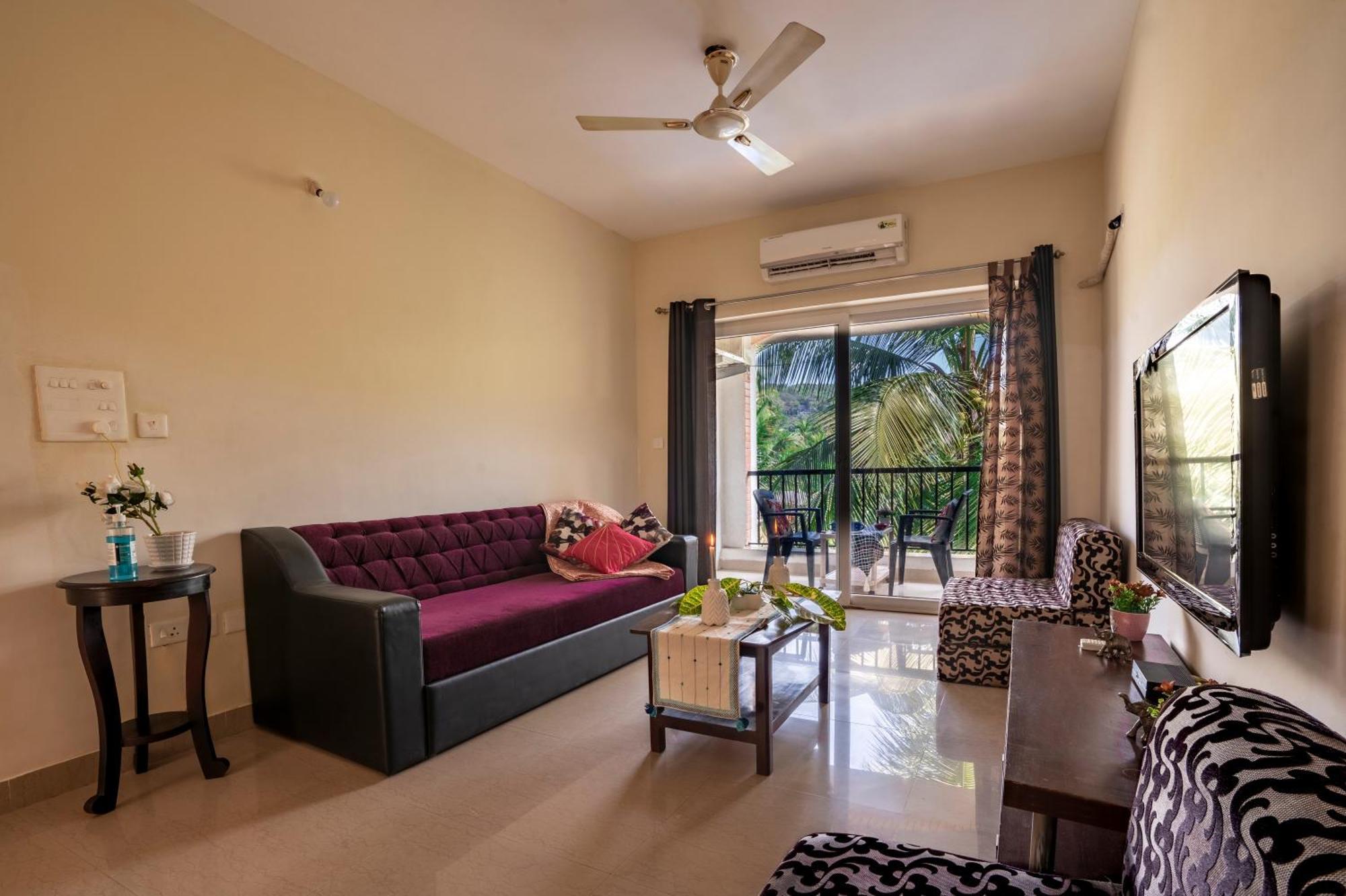 Goa Chillout Apartment - 1Bhk, 巴加 外观 照片