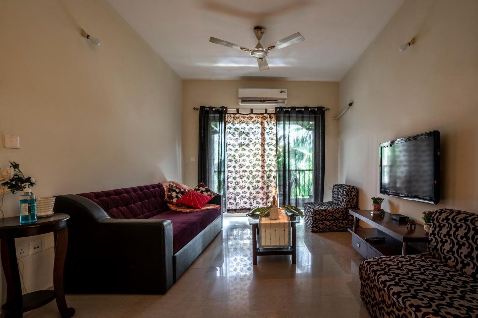 Goa Chillout Apartment - 1Bhk, 巴加 外观 照片