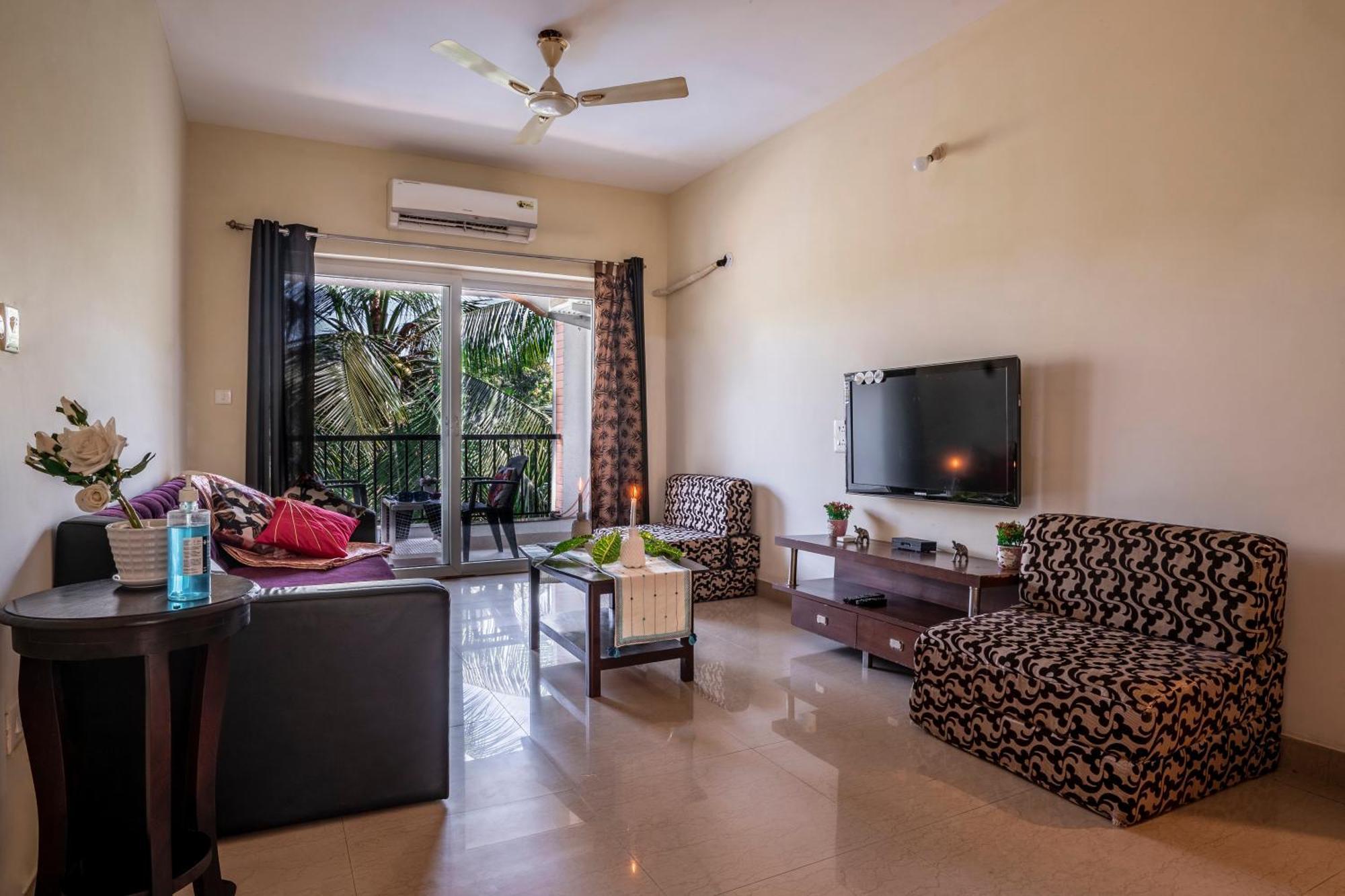 Goa Chillout Apartment - 1Bhk, 巴加 外观 照片