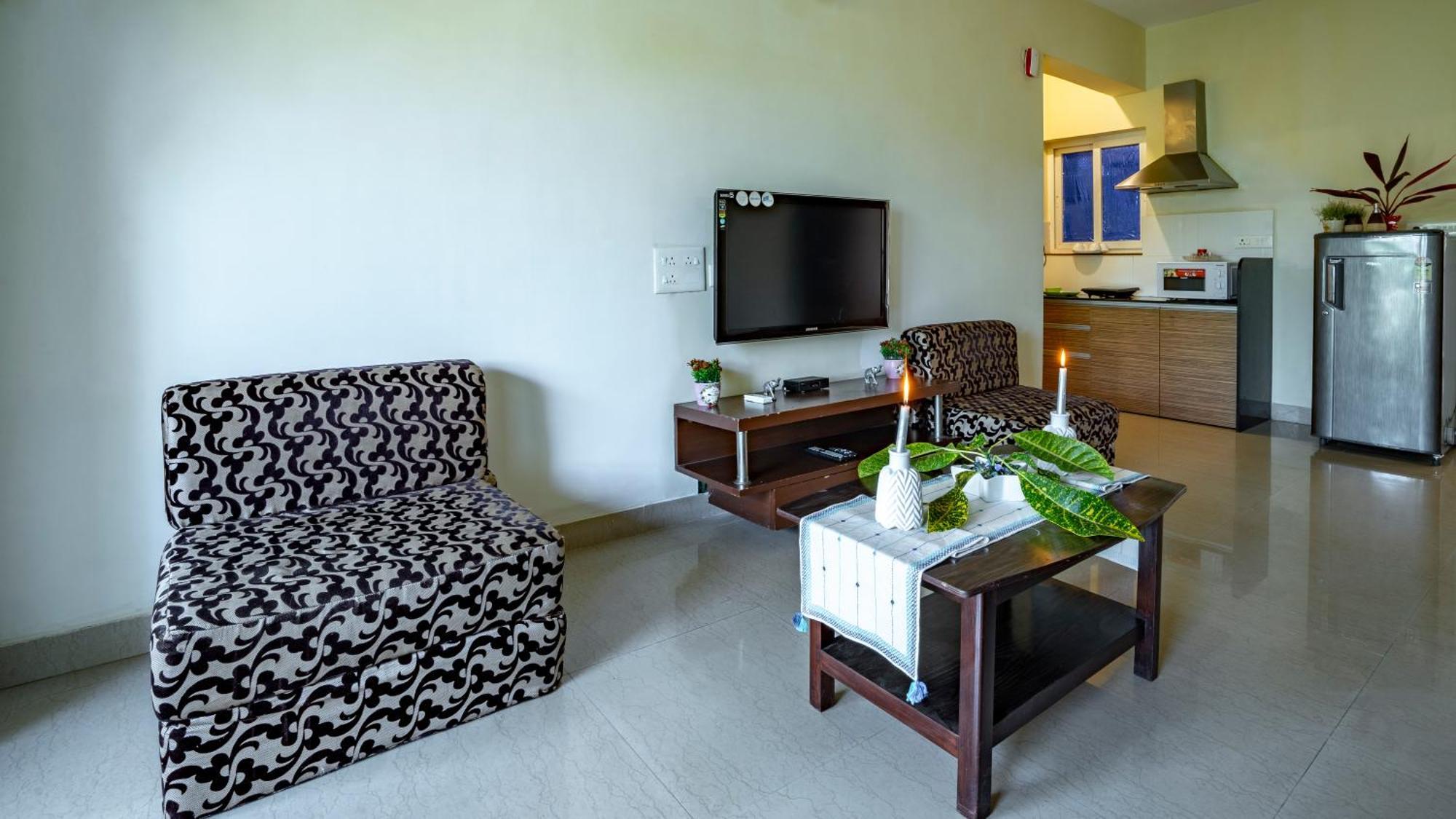 Goa Chillout Apartment - 1Bhk, 巴加 外观 照片